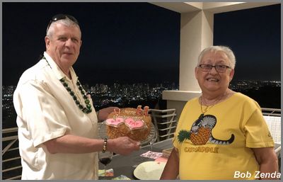60th Anniversary above Honolulu
